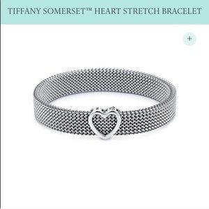 Tiffany & Co. Somerset stretch HEART bracelet